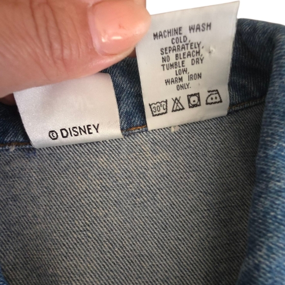 Vintage Disney Pooh Piglet Pooh Denim Jeand Jacket Y2K Size Medium - Picture 5 of 17